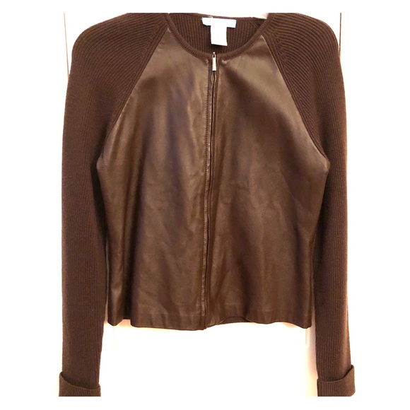 White + Warren Jackets & Blazers - 🌟HP WhiteWarren Lambskin/Merino Wool Brown Jacket